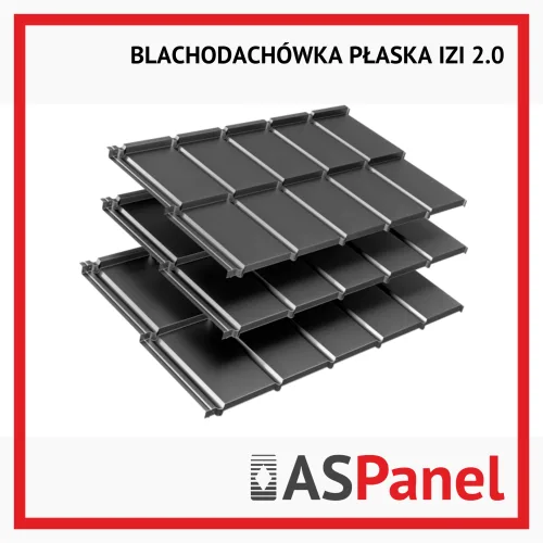 Blachodachówka płaska modułowa IZI2.0
