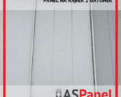 Panel na rąbek 2 gat