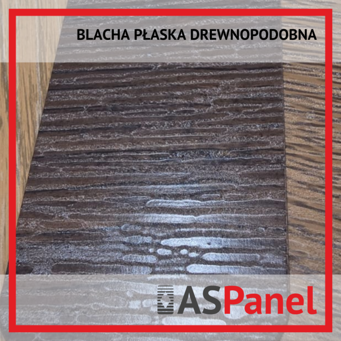 Blacha płaska drewnopodobna