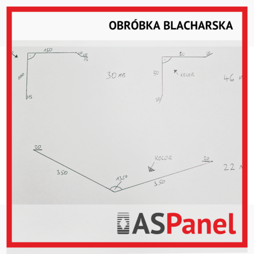 Obróbka blacharska indywidualne zamówieni