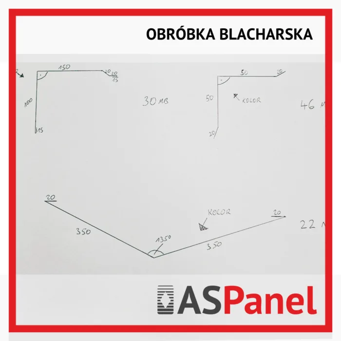 Obróbka blacharska indywidualne zamówieni