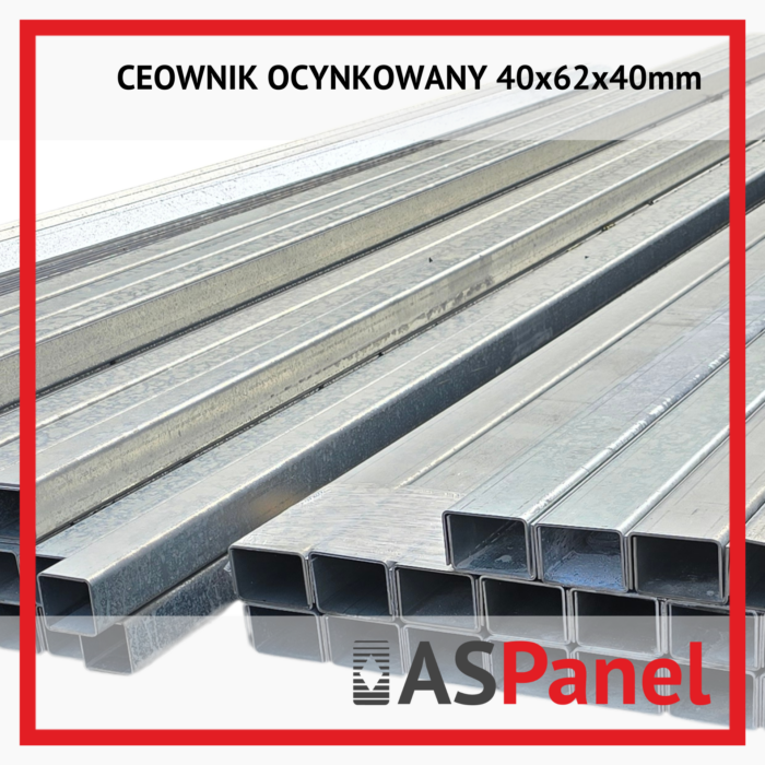 ceownik ocynkowany 40x62x40