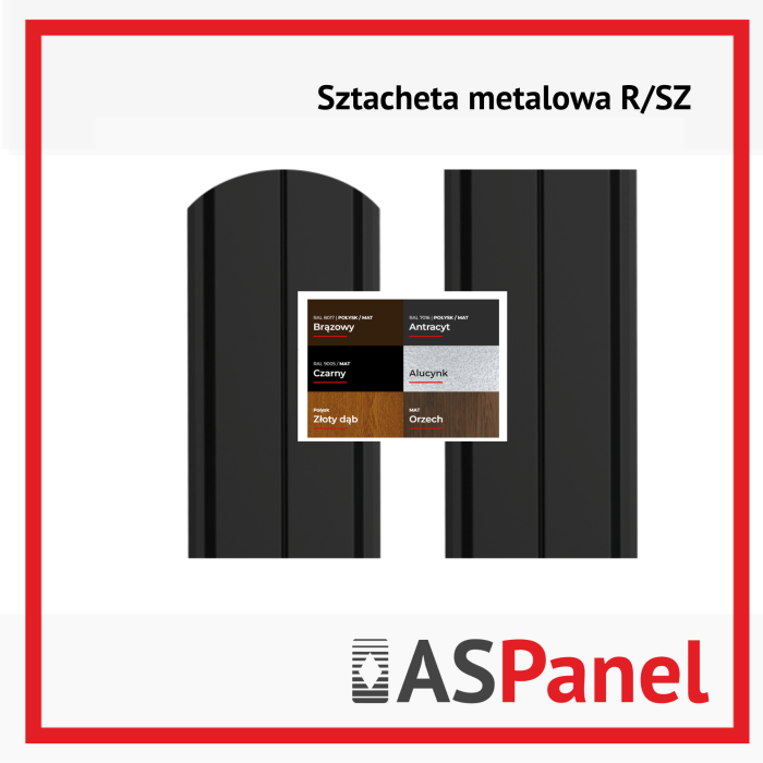 Sztacheta metalowa RSZ