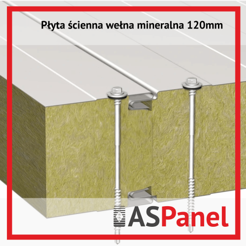 Płyta 120mm wełna mineralna