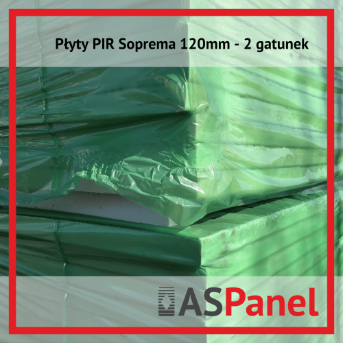 Plyty PIR w 2 gat 120mm